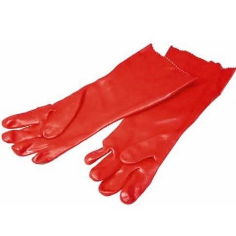 rubber hand gloves for chemical handling