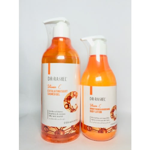 DR RASHEL Vitamin C Exfoliating Silky Shower Gel And Vitamin C