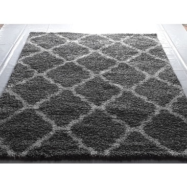 Fluffy Thick Grey Wool Shaggy Center Rug 5ft X 7ft Konga Online Shopping