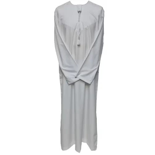 Shiny Emirate Men's Long Sleeve Jalabiya - White | Konga Online Shopping