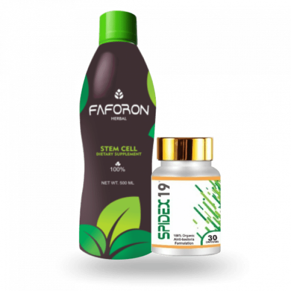 Faforon And Spidex 19 For Chronic Infections 30 Capsules And 540ml