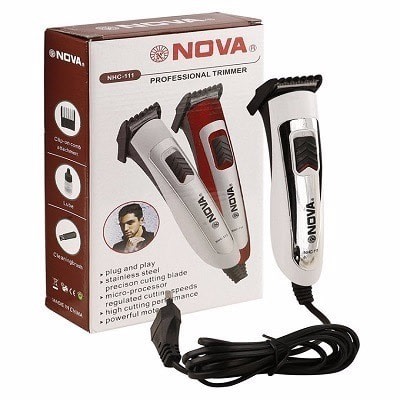 Nova Rechargeable Hair Trimmer Clipper - 300mAh | Konga Online Shopping