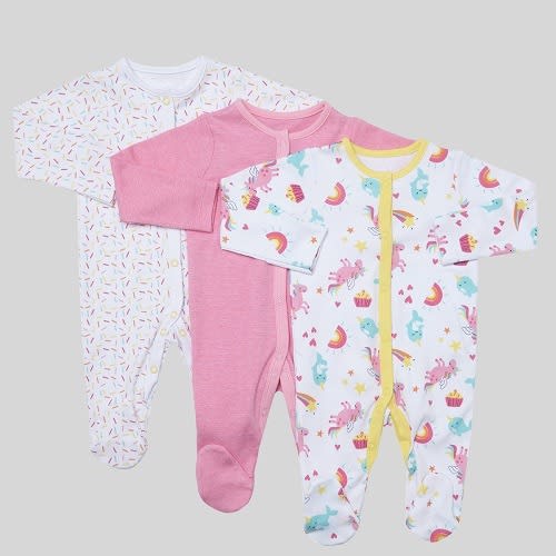 Dunnes Baby Girls Cotton Sleepsuits Set Konga Online Shopping