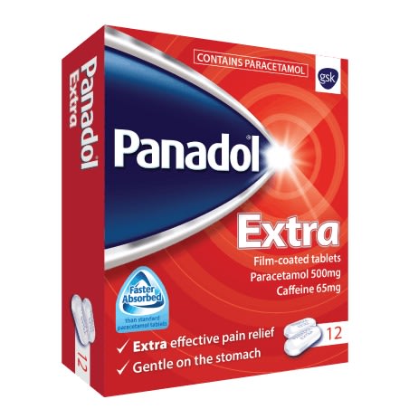 Panadol Extra Tab By 100 Tablets - 500mg/65mg.