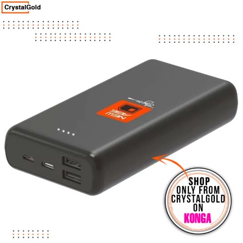 New Age Ck20 Power Bank With Type-c Input & Output Port - 22500mAh