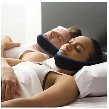 Anti-Snoring Jaw-Chin Strap Solution.