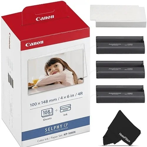 Canon Selphy Colour Ribbon Inkphoto Paper Set Kp 108in Konga Online Shopping 1768