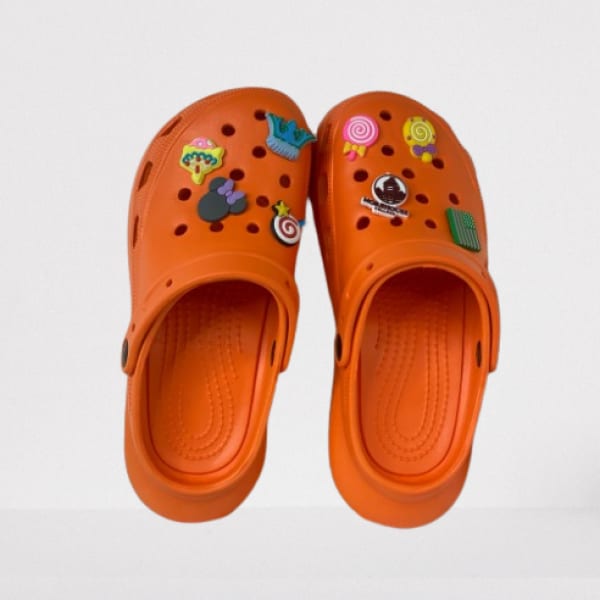 Crocs With Accessories - Orange | Konga Online Shopping