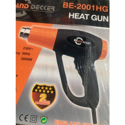 Be And Deccker Heat GunBe2001hg Konga Online Shopping
