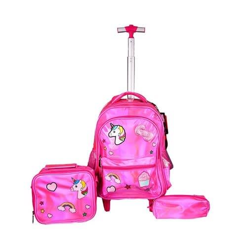 unicorn school trolley bag