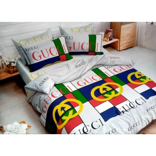 Gucci Print Bedding Set - Duvet, Bedspread With 4 Pillowcases | Konga  Online Shopping