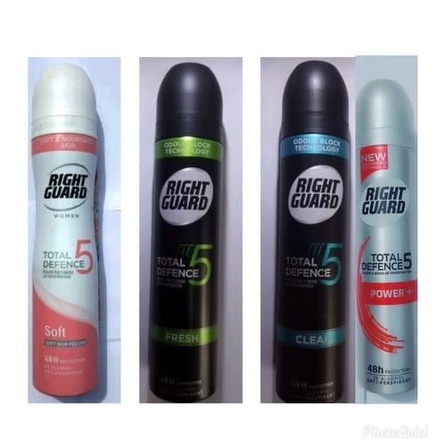 Right guard body discount spray