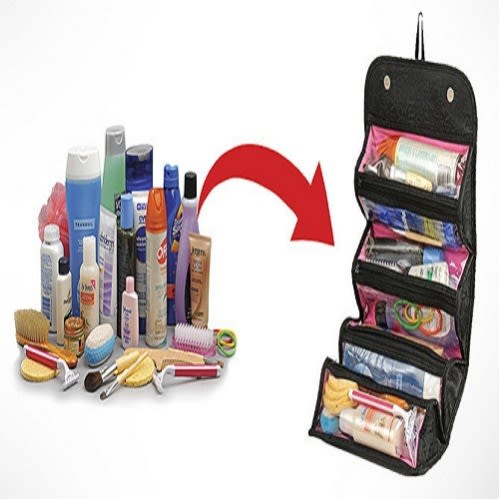 Cosmetic bag roll store