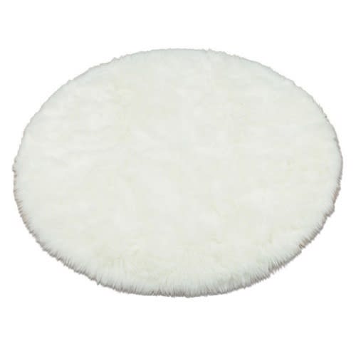 Round Fur Rug Sheepskin Konga Ping R O Round Fur Rug Sheepskin