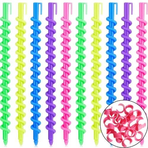 Plastic Spiral Hair Curlers Multicolors 20pcs Konga Online