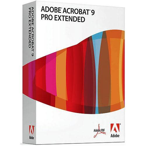 serial number for adobe acrobat 9 pro extended