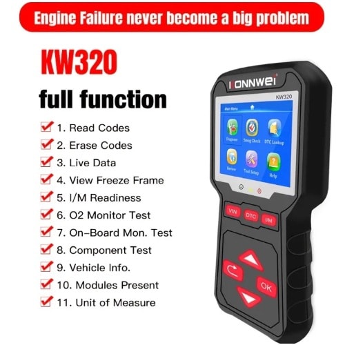 Konnwei KW680 OBD2 Engine Auto Diagnostic Scanner, Shop Today. Get it  Tomorrow!