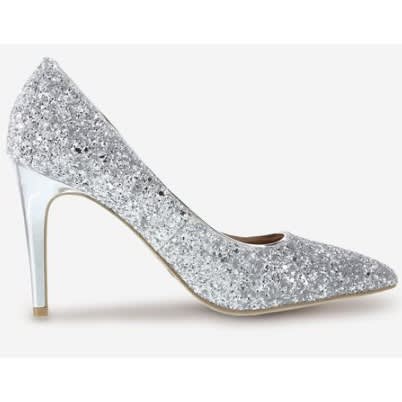 christian siriano silver heels