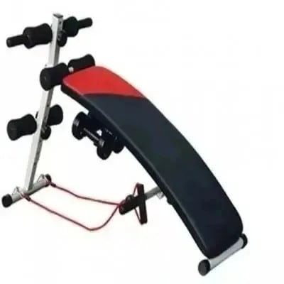 Sit Up Bench With Tension Rope Pull Up Spring Dumbells Konga