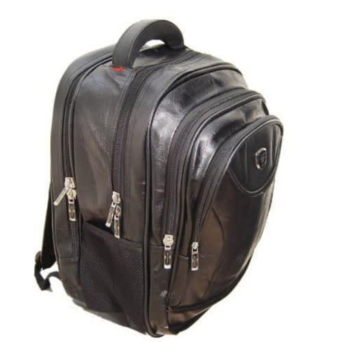 hp Vogue Genuine Leather Backpack - Black | Konga Online Shopping