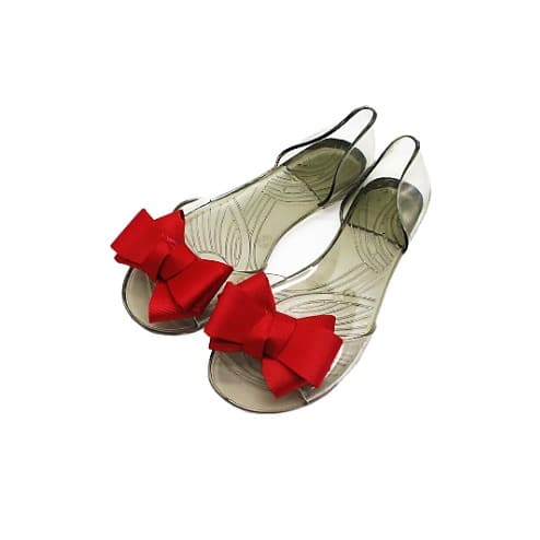 bow tie jelly sandals