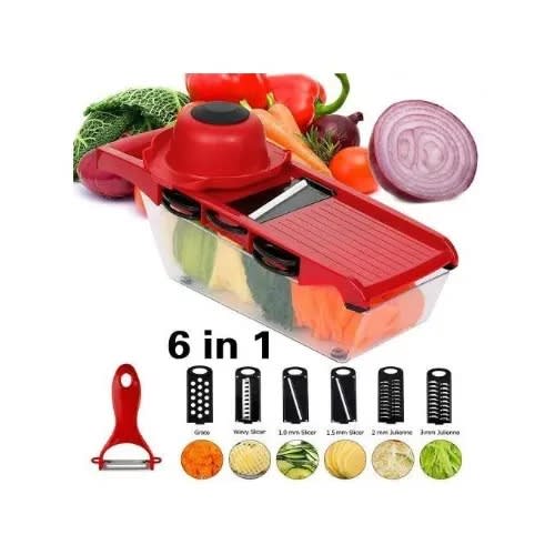 Kitchen Chef Mandoline Fruits And Vegetables Slicer With 6