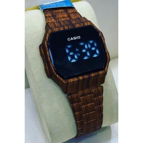 Casio wooden watch clearance