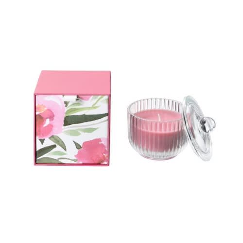 Ikea Blomdoft Scented Candle In Glass - 9cm - Peony Pink | Konga Online  Shopping