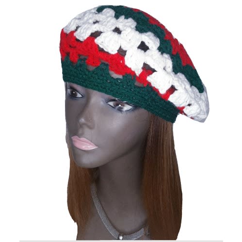 Sunburst Christmas Beret Made With 
