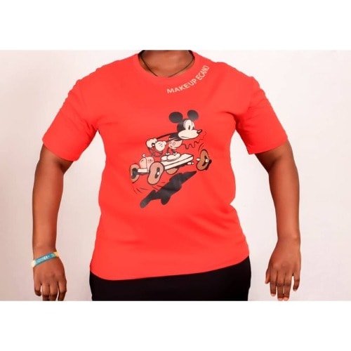 Ladies Round Neck Polo Orange Konga Online Shopping