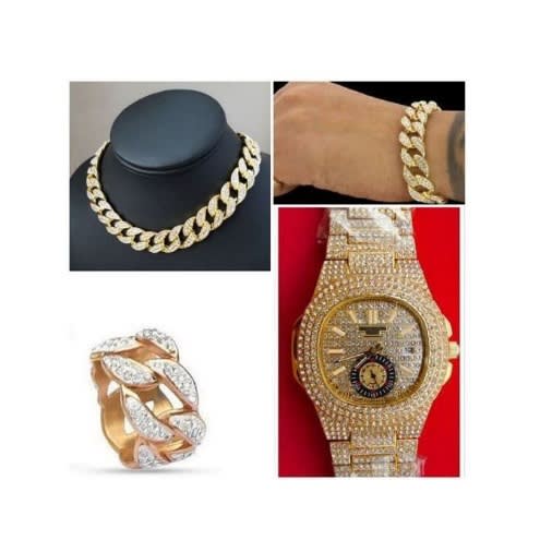 cuban wrist watch