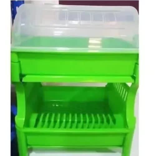Plastic Dish Rack With Cover 2 Tier 600mm By 400mm Konga Online