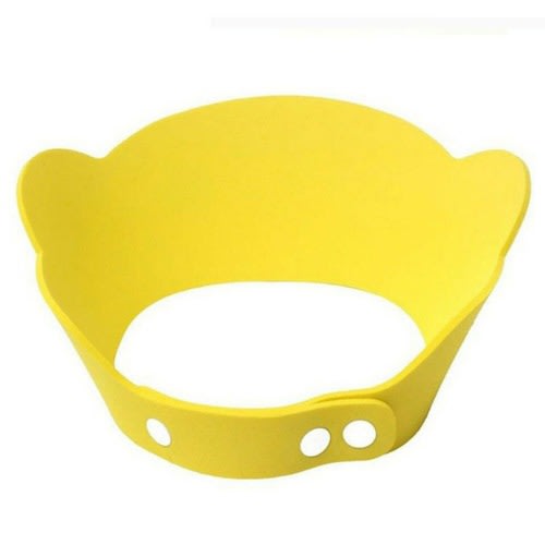 Shower Cap & Shampoo Eye Shield For Baby Bath Yellow Konga Online