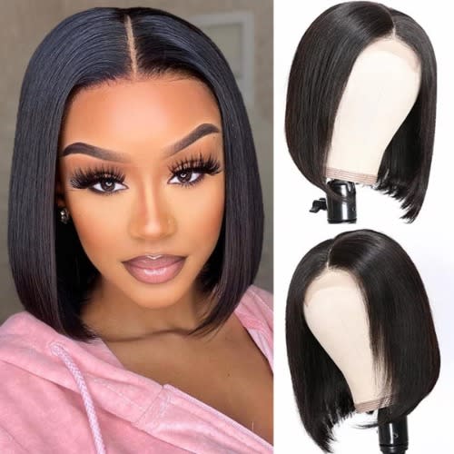 Kim k top human hair wig