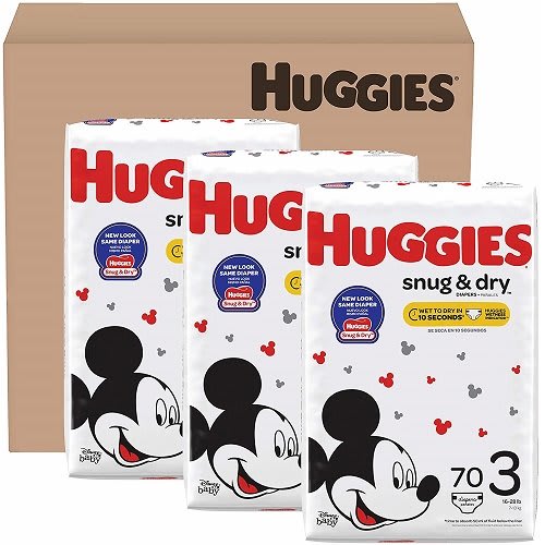 huggies snug and dry sizes