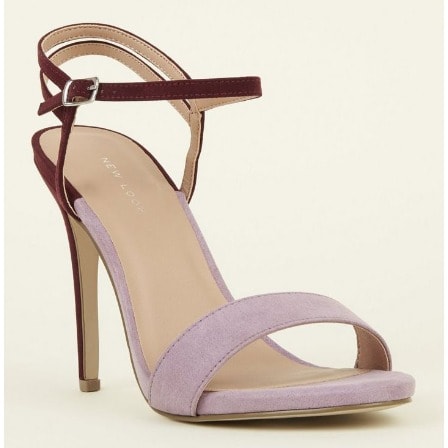 new look lilac heels