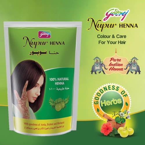 Source Godrej Nupur Mehendi Powder 9 Herbs Herbal Henna Powder Supplier on  m.alibaba.com