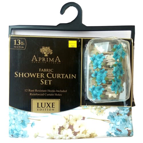 Aprima Fabric Shower Curtain Blue Konga Online Shopping