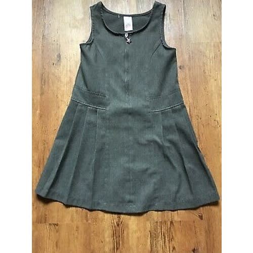 tesco grey pinafore dress
