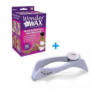 Wonder Wax Slique Face Body Hair Threading Removal System