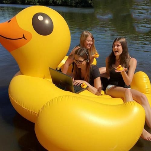 intex mega duck float