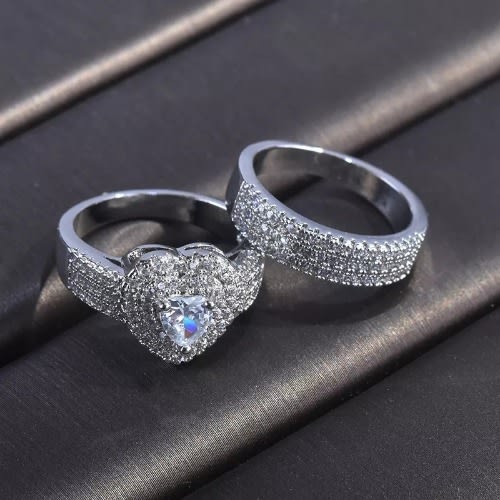 Romantic wedding outlet rings