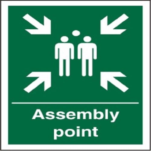Safety Signages - Assembly Point Sign-400 x 300mm | Konga ...