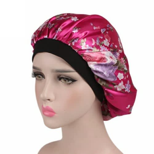 Image result for floral satin bonnet gif
