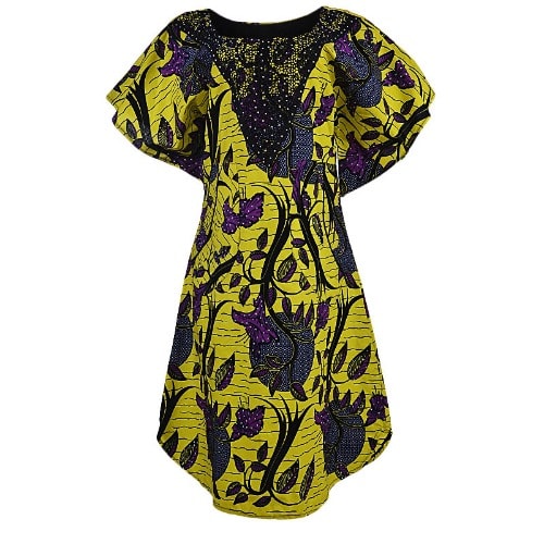Short Kaftan Dress with Chord Lace Konga Online Shopping
