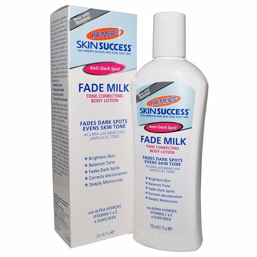 DIFFERENCE between PALMERS SKIN SUCCESS FADE MILK and PALMERS COCOA BUTTER  LOTION and CREAM 