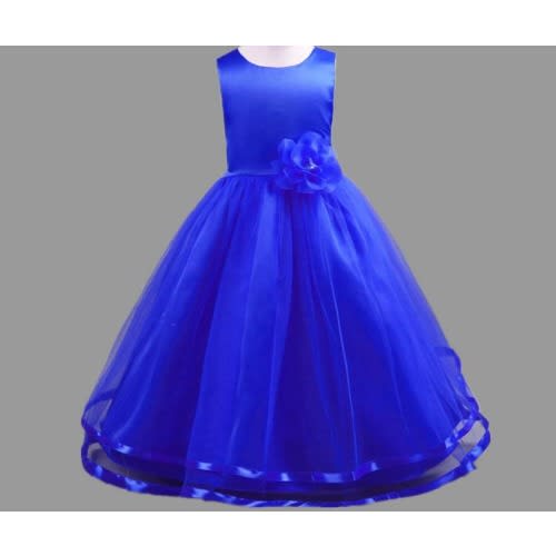 Sapphire Blue Flower Girl Dresses