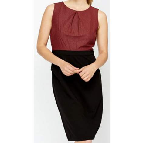 sleeveless pencil gown