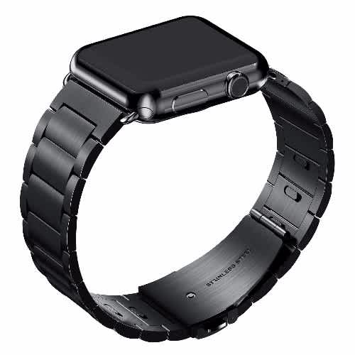 smartwatch with metal band