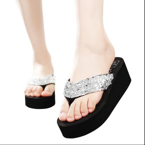 Stogies Slippers - Silver | Konga Online Shopping